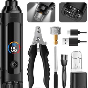 Electric Dog Nail Grinder – 6-Speed Quiet