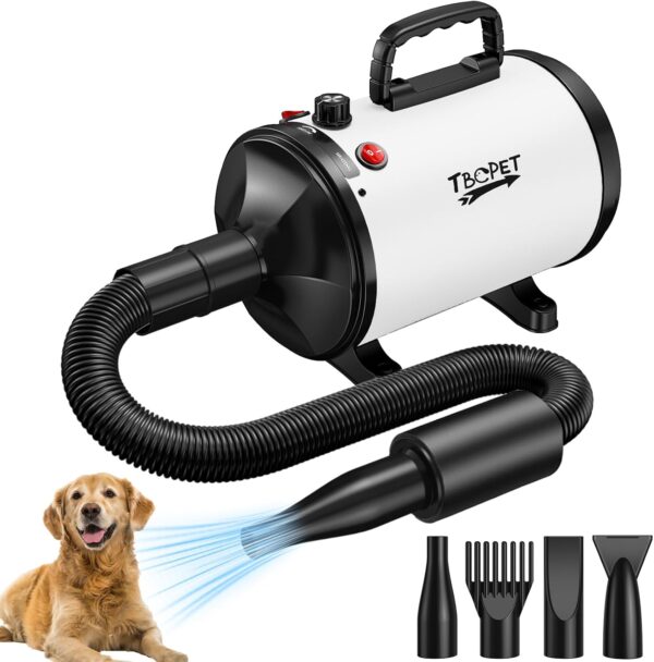 High Velocity Dog Hair Dryer – 5.2HP Professional